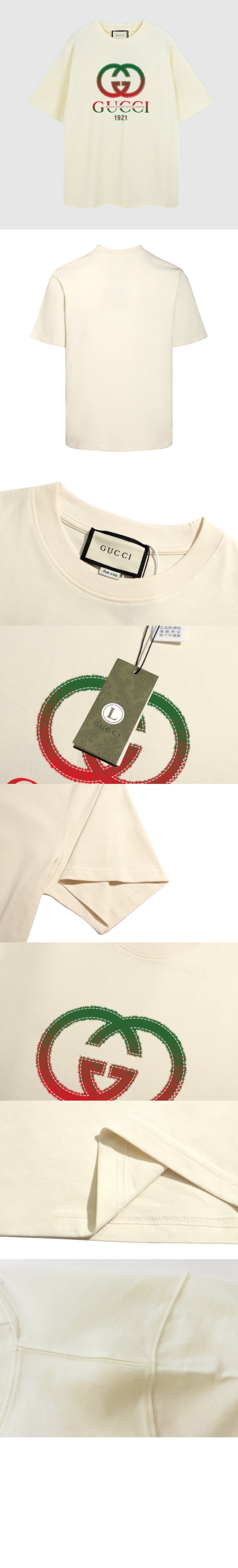 미러급레플리카사이트 | 명품레플리카 전문 쇼핑몰  | 퍼스트원 - 로고 프린트 반팔 > 구찌