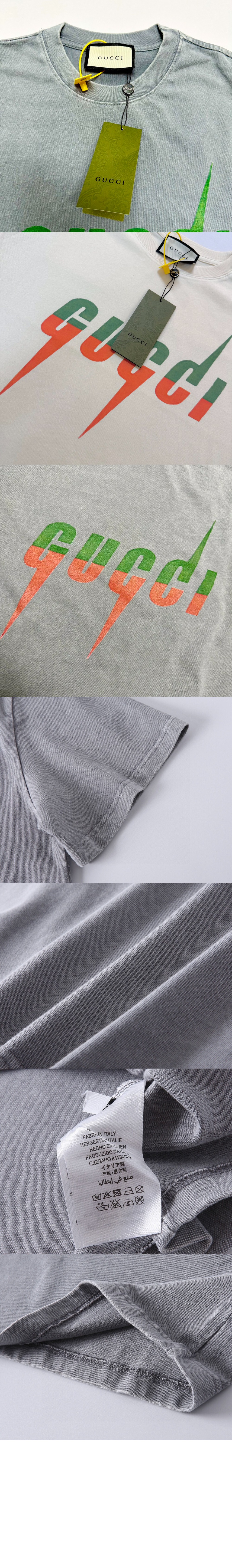 미러급레플리카사이트 | 명품레플리카 전문 쇼핑몰  | 퍼스트원 - 로고 프린트 반팔 > 구찌