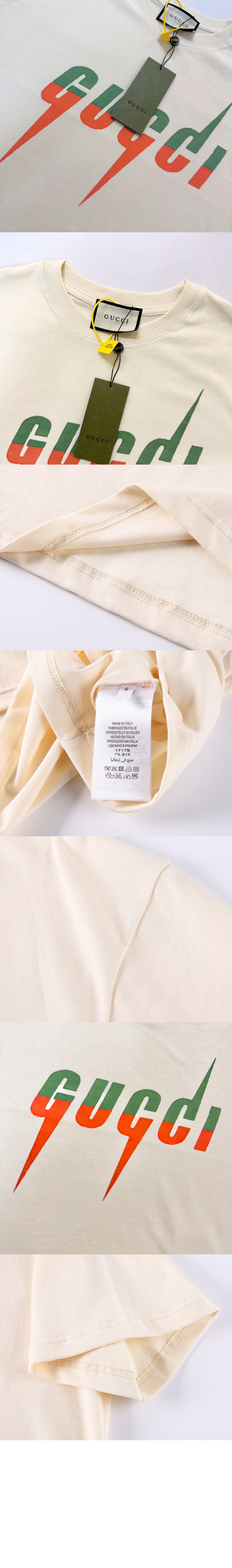 미러급레플리카사이트 | 명품레플리카 전문 쇼핑몰  | 퍼스트원 - 로고 프린트 반팔 > 구찌