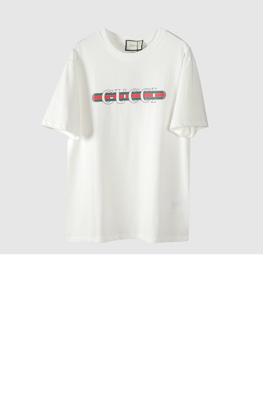 미러급레플리카사이트 | 명품레플리카 전문 쇼핑몰  | 퍼스트원 - 로고 프린트 반팔 > 구찌