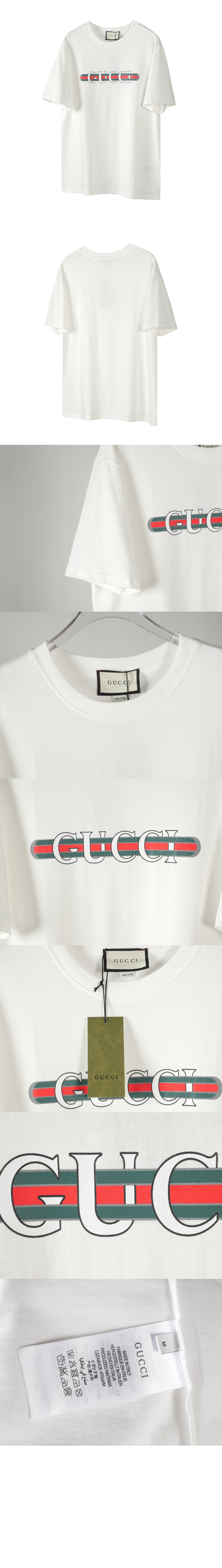 미러급레플리카사이트 | 명품레플리카 전문 쇼핑몰  | 퍼스트원 - 로고 프린트 반팔 > 구찌