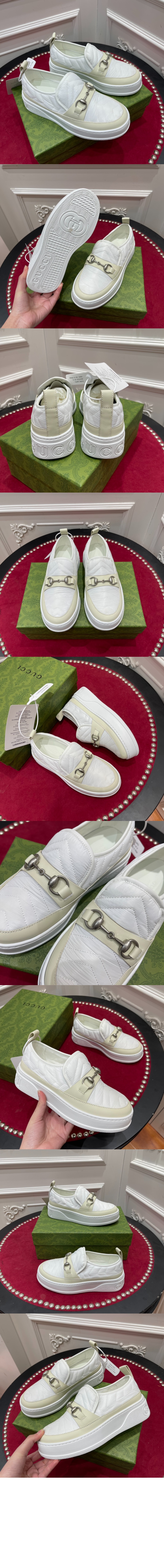 미러급레플리카사이트 | 명품레플리카 전문 쇼핑몰  | 퍼스트원 - 나일론 레더 슬립온 721077 > 구찌