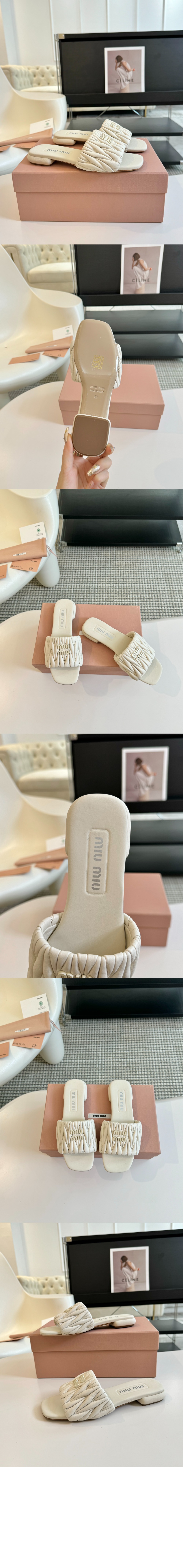 미러급레플리카사이트 | 명품레플리카 전문 쇼핑몰  | 퍼스트원 - 슬리퍼 5XX605 > 미우미우