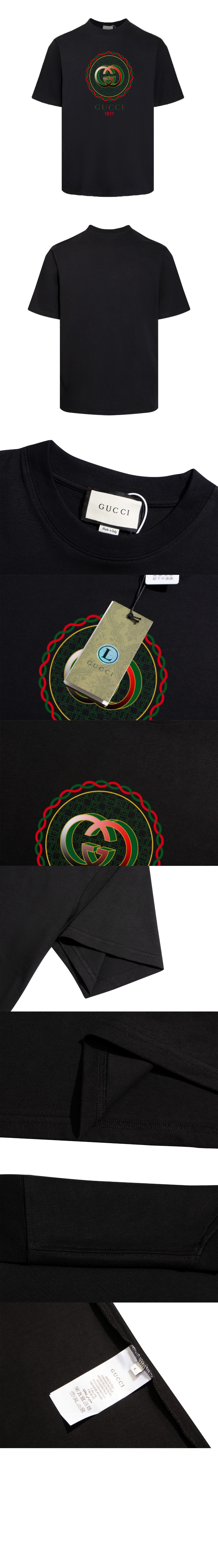 미러급레플리카사이트 | 명품레플리카 전문 쇼핑몰  | 퍼스트원 - 로고 프린트 반팔 > 구찌