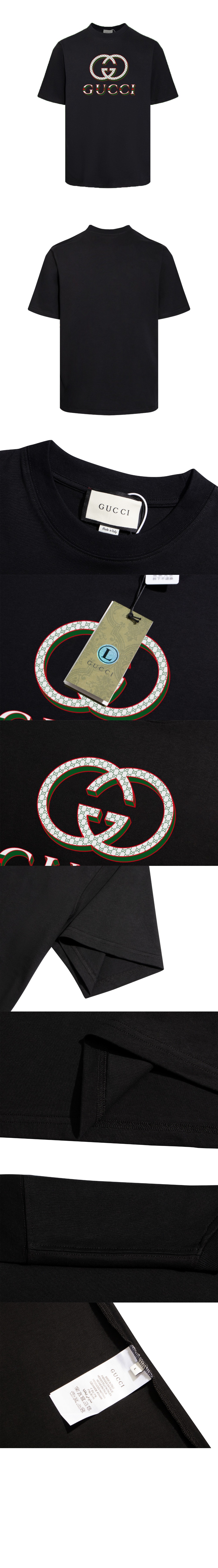 미러급레플리카사이트 | 명품레플리카 전문 쇼핑몰  | 퍼스트원 - 로고 프린트 반팔 > 구찌