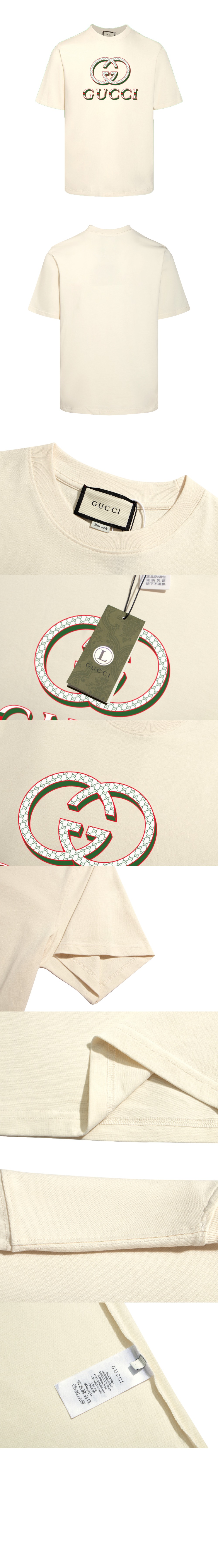 미러급레플리카사이트 | 명품레플리카 전문 쇼핑몰  | 퍼스트원 - 로고 프린트 반팔 > 구찌