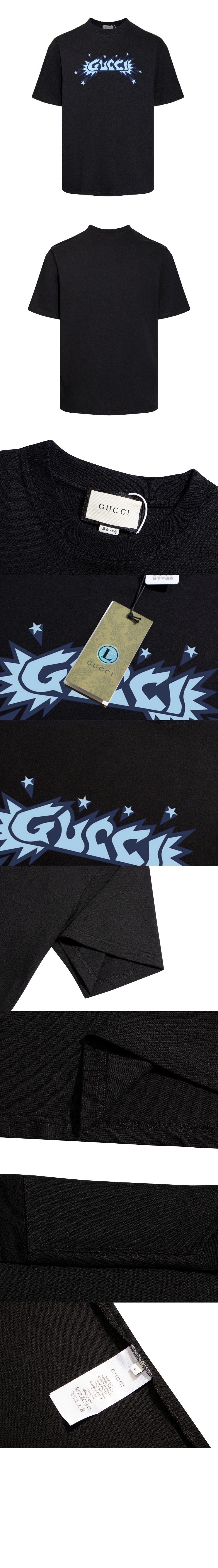 미러급레플리카사이트 | 명품레플리카 전문 쇼핑몰  | 퍼스트원 - 로고 프린트 반팔 > 구찌