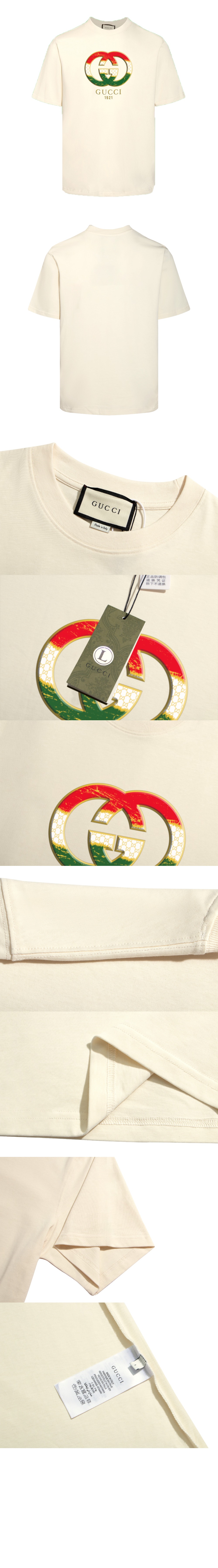 미러급레플리카사이트 | 명품레플리카 전문 쇼핑몰  | 퍼스트원 - 로고 프린트 반팔 > 구찌