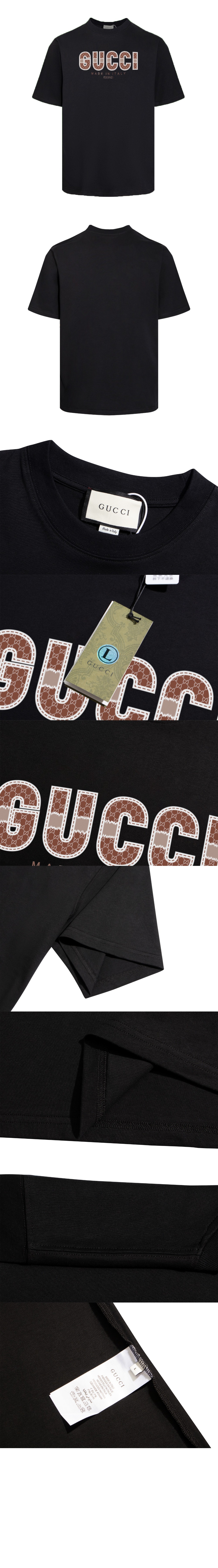 미러급레플리카사이트 | 명품레플리카 전문 쇼핑몰  | 퍼스트원 - 로고 프린트 반팔 > 구찌