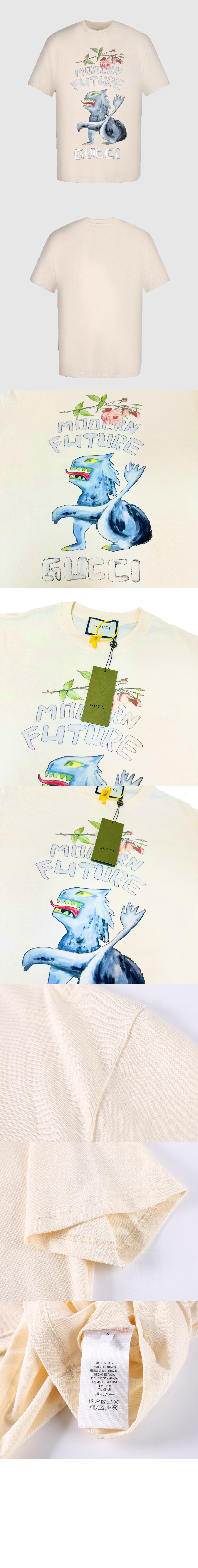 미러급레플리카사이트 | 명품레플리카 전문 쇼핑몰  | 퍼스트원 - 로고 프린트 반팔 > 구찌