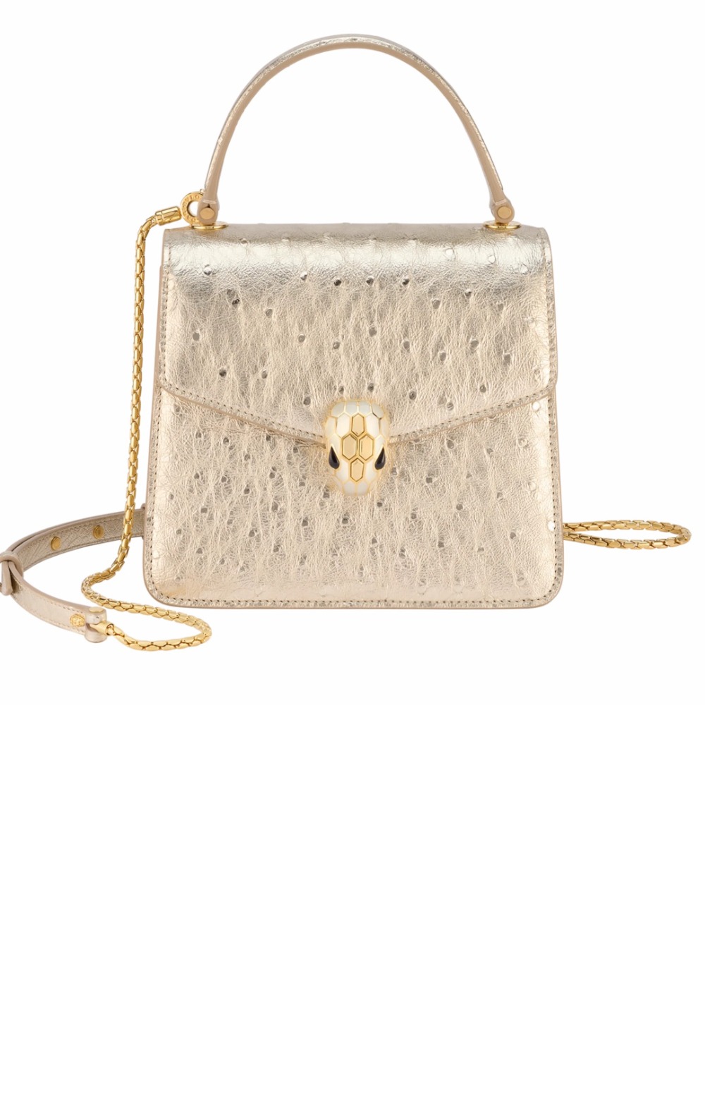 미러급레플리카사이트 | 명품레플리카 전문 쇼핑몰  | 퍼스트원 - 스몰 타조 가죽 체인백 383290 > 불가리