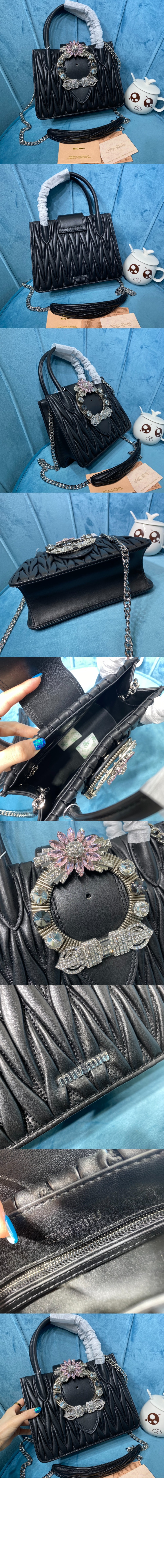 미러급레플리카사이트 | 명품레플리카 전문 쇼핑몰  | 퍼스트원 - 마테라세 숄더백 5BA081 > 미우미우