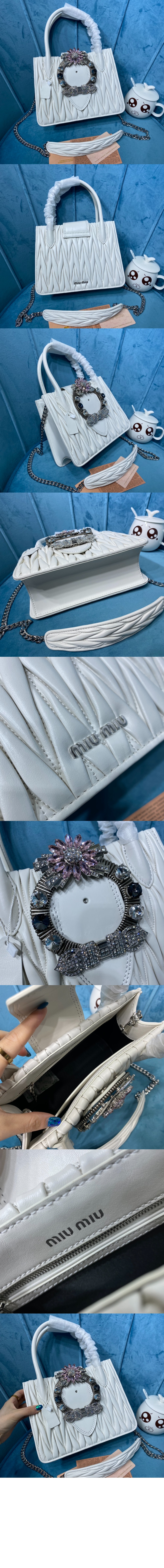 미러급레플리카사이트 | 명품레플리카 전문 쇼핑몰  | 퍼스트원 - 마테라세 숄더백 5BA081 > 미우미우