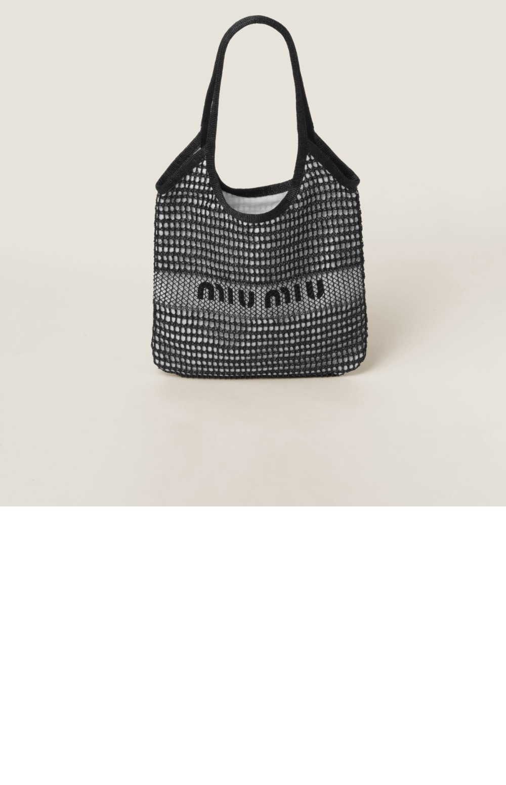 미러급레플리카사이트 | 명품레플리카 전문 쇼핑몰  | 퍼스트원 - 토트백 우븐 리넨 미니 5BG231 > 미우미우