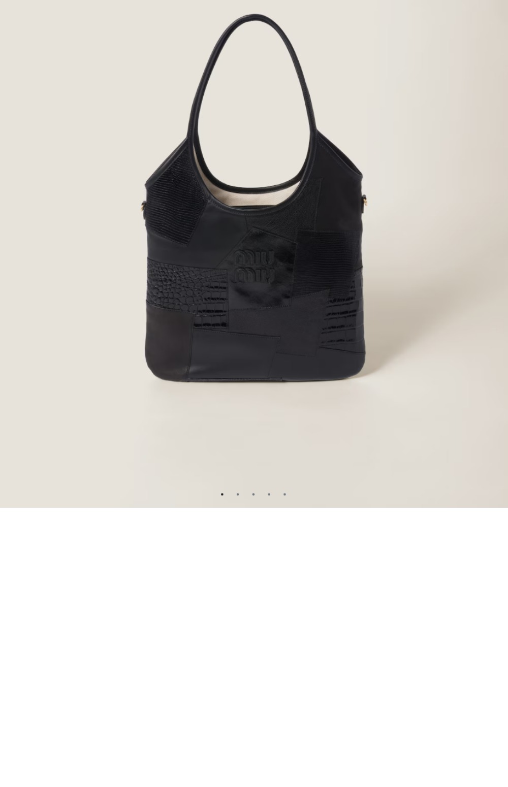 미러급레플리카사이트 | 명품레플리카 전문 쇼핑몰  | 퍼스트원 - 패치 가죽 가방 5BG231 > 미우미우