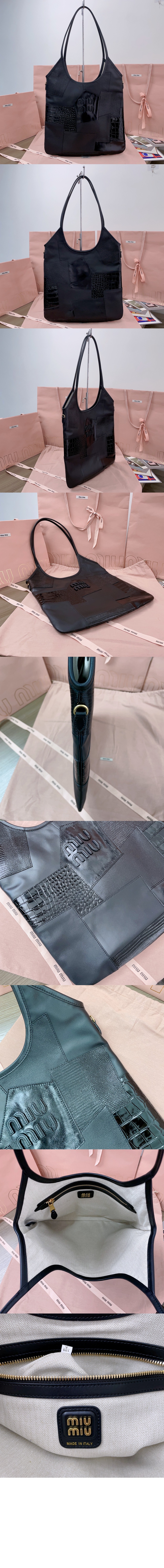 미러급레플리카사이트 | 명품레플리카 전문 쇼핑몰  | 퍼스트원 - 패치 가죽 가방 5BG231 > 미우미우