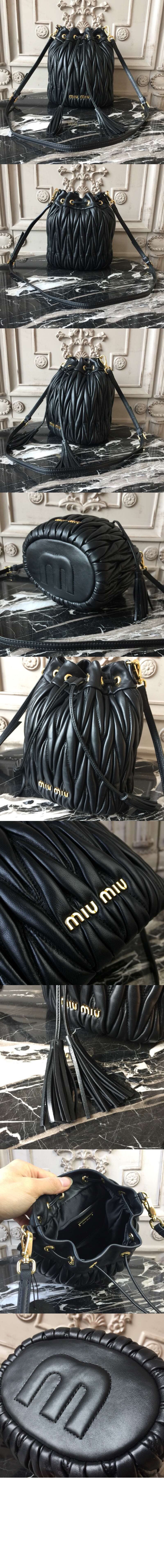 미러급레플리카사이트 | 명품레플리카 전문 쇼핑몰  | 퍼스트원 - 마틀라쎄 버킷백 5BE014 > 미우미우