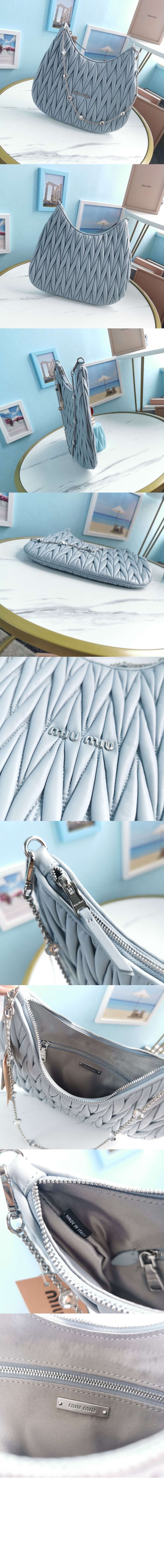 미러급레플리카사이트 | 명품레플리카 전문 쇼핑몰  | 퍼스트원 - 마테라쎄 숄더백 5BC085 > 미우미우