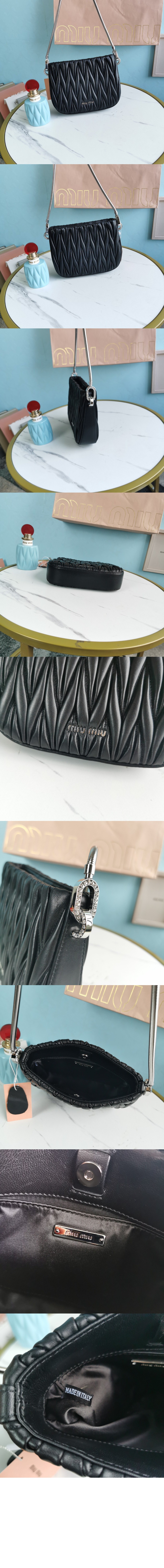 미러급레플리카사이트 | 명품레플리카 전문 쇼핑몰  | 퍼스트원 - 쌔씨 마테라쎄 숄더백 5BA200 > 미우미우