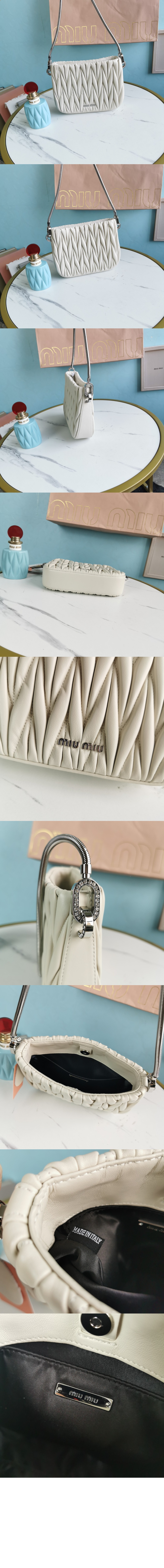 미러급레플리카사이트 | 명품레플리카 전문 쇼핑몰  | 퍼스트원 - 쌔씨 마테라쎄 숄더백 5BA200 > 미우미우