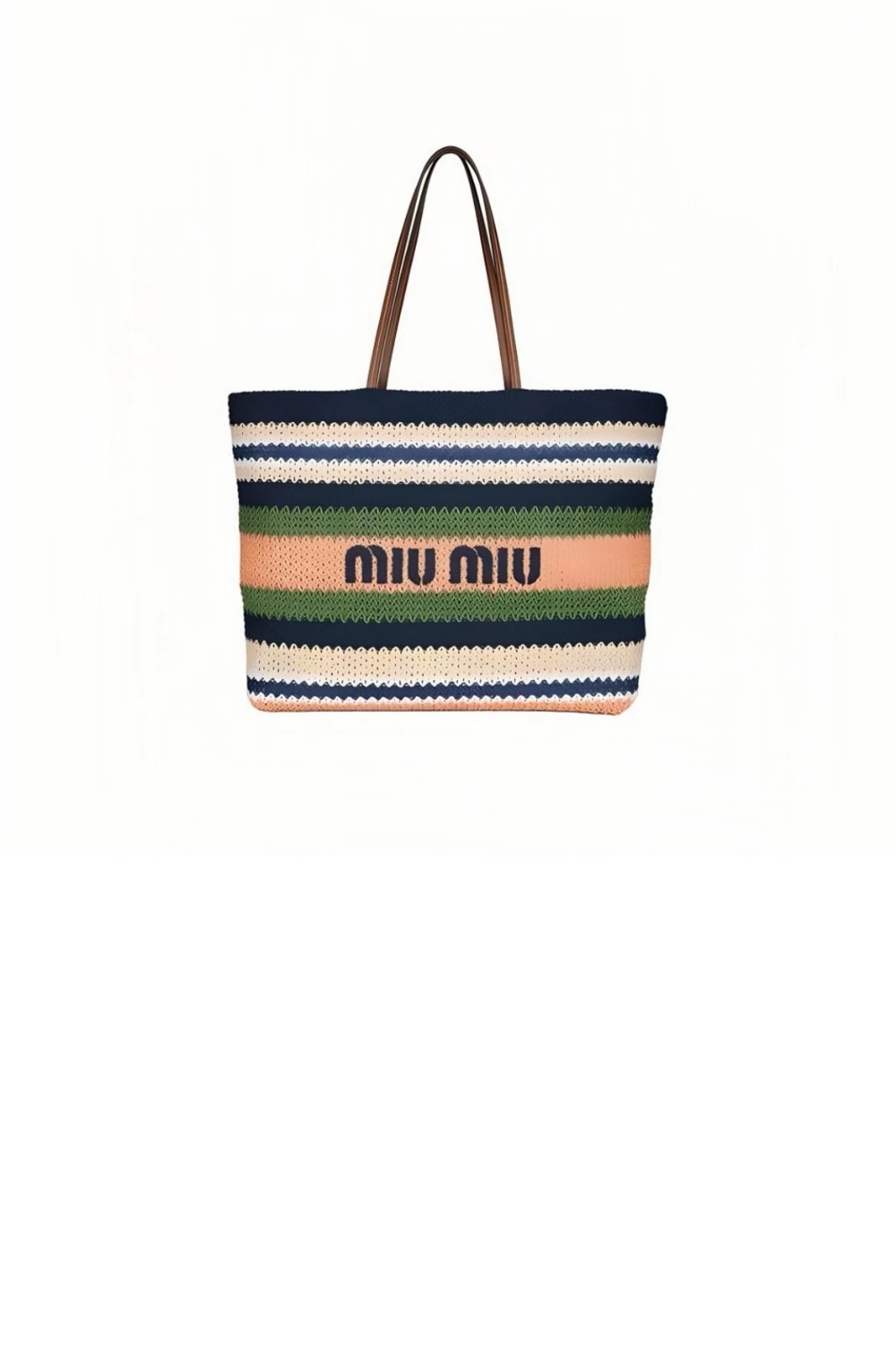 미러급레플리카사이트 | 명품레플리카 전문 쇼핑몰  | 퍼스트원 - 라피아 앤 코튼 토트백 5BG228 > 미우미우