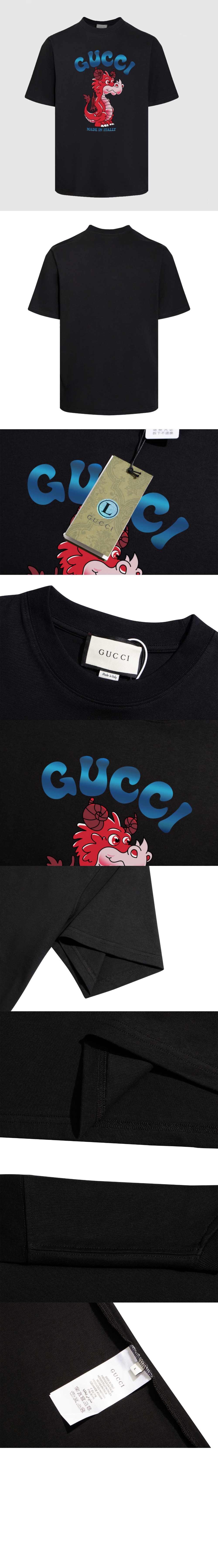 미러급레플리카사이트 | 명품레플리카 전문 쇼핑몰  | 퍼스트원 - 로고 프린트 반팔 > 구찌