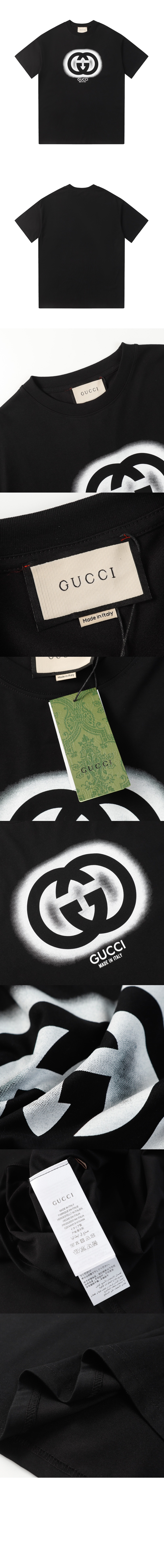 미러급레플리카사이트 | 명품레플리카 전문 쇼핑몰  | 퍼스트원 - 로고 프린트 반팔 > 구찌