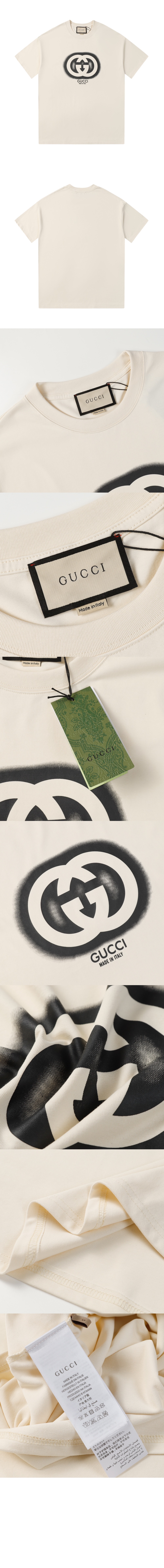 미러급레플리카사이트 | 명품레플리카 전문 쇼핑몰  | 퍼스트원 - 로고 프린트 반팔 > 구찌