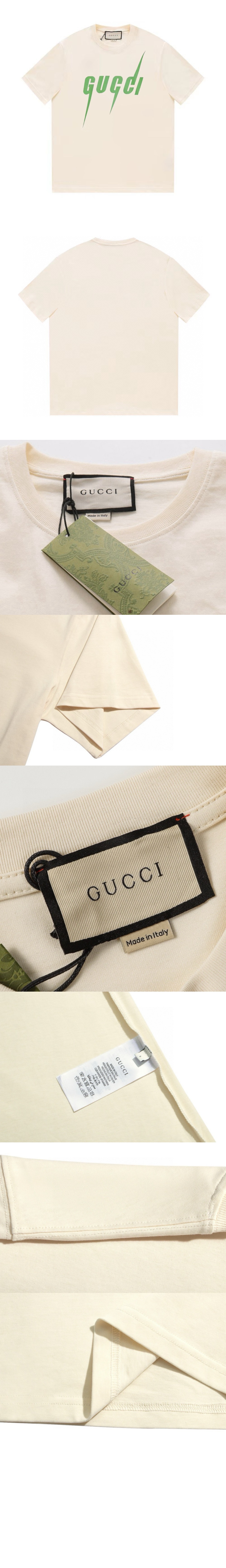 미러급레플리카사이트 | 명품레플리카 전문 쇼핑몰  | 퍼스트원 - 로고 프린트 반팔 > 구찌