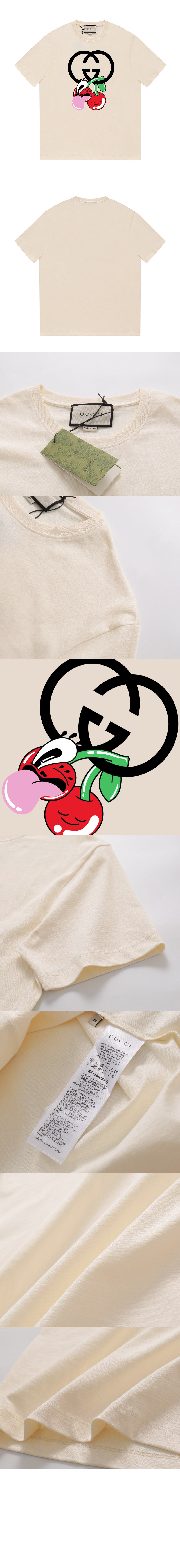 미러급레플리카사이트 | 명품레플리카 전문 쇼핑몰  | 퍼스트원 - 로고 프린트 반팔 > 구찌