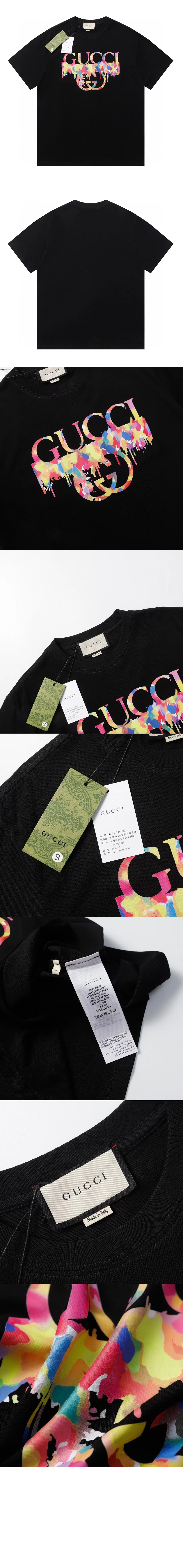 미러급레플리카사이트 | 명품레플리카 전문 쇼핑몰  | 퍼스트원 - 로고 프린트 반팔 > 구찌