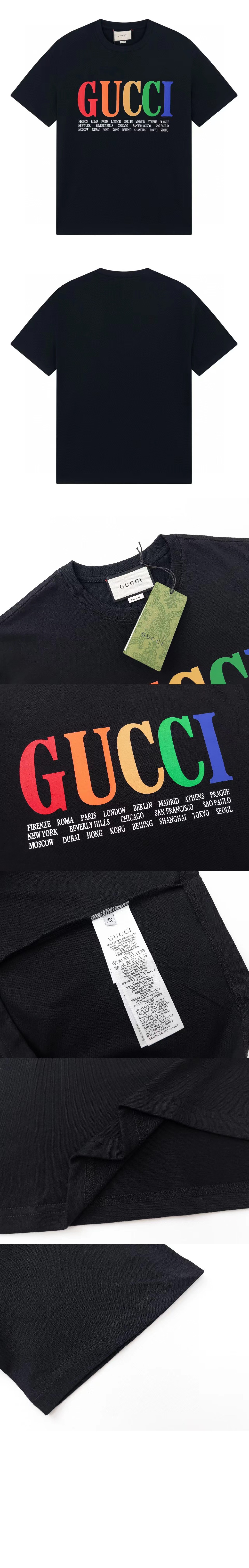 미러급레플리카사이트 | 명품레플리카 전문 쇼핑몰  | 퍼스트원 - 로고 프린트 반팔 > 구찌