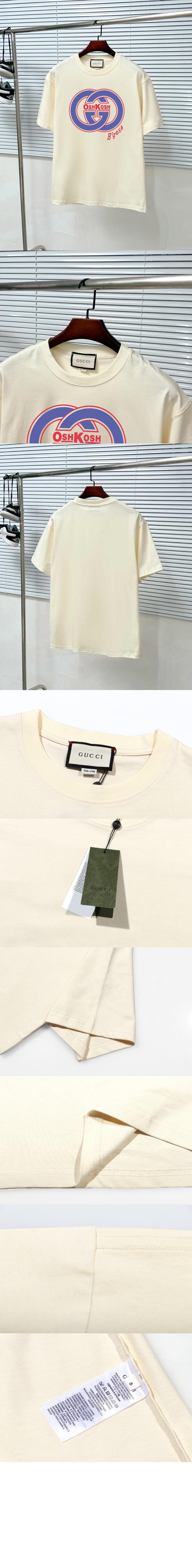 미러급레플리카사이트 | 명품레플리카 전문 쇼핑몰  | 퍼스트원 - 로고 프린트 반팔 > 구찌