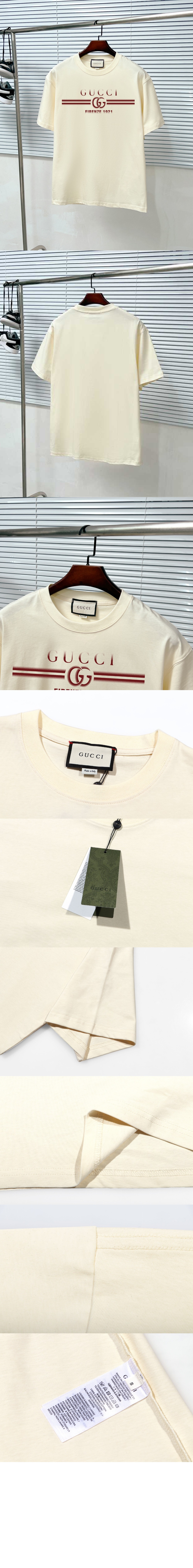 미러급레플리카사이트 | 명품레플리카 전문 쇼핑몰  | 퍼스트원 - 로고 프린트 반팔 > 구찌