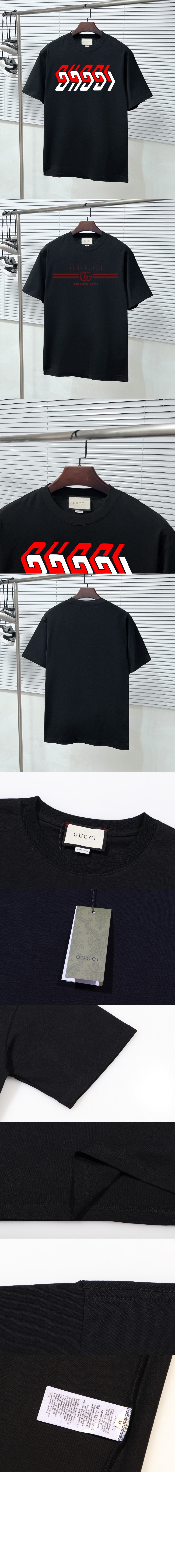 미러급레플리카사이트 | 명품레플리카 전문 쇼핑몰  | 퍼스트원 - 로고 프린트 반팔 > 구찌