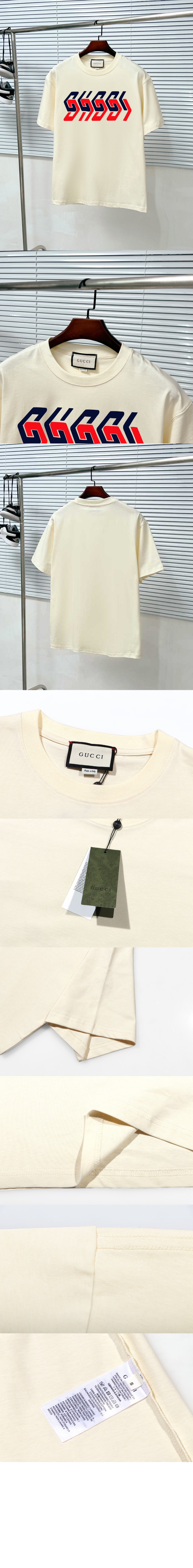 미러급레플리카사이트 | 명품레플리카 전문 쇼핑몰  | 퍼스트원 - 로고 프린트 반팔 > 구찌