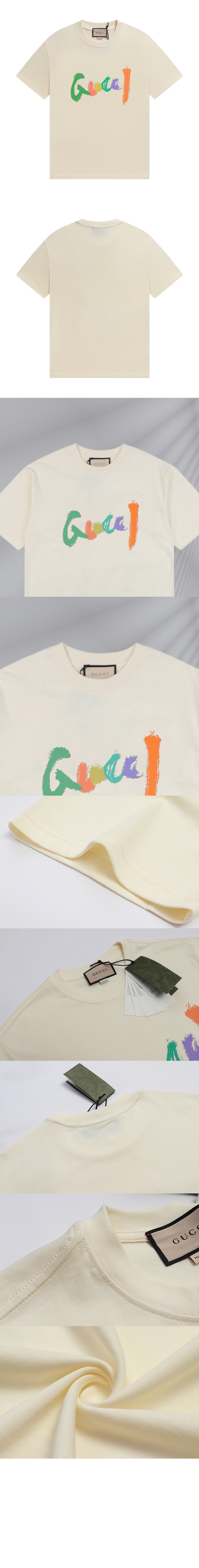 미러급레플리카사이트 | 명품레플리카 전문 쇼핑몰  | 퍼스트원 - 로고 프린트 반팔 > 구찌