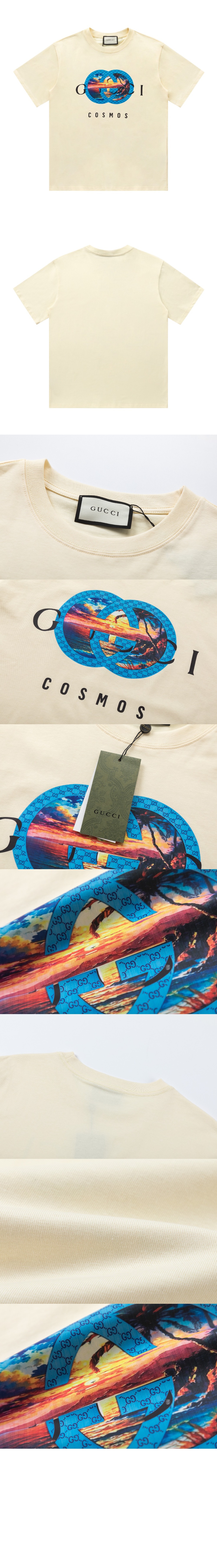 미러급레플리카사이트 | 명품레플리카 전문 쇼핑몰  | 퍼스트원 - 로고 프린트 반팔 > 구찌