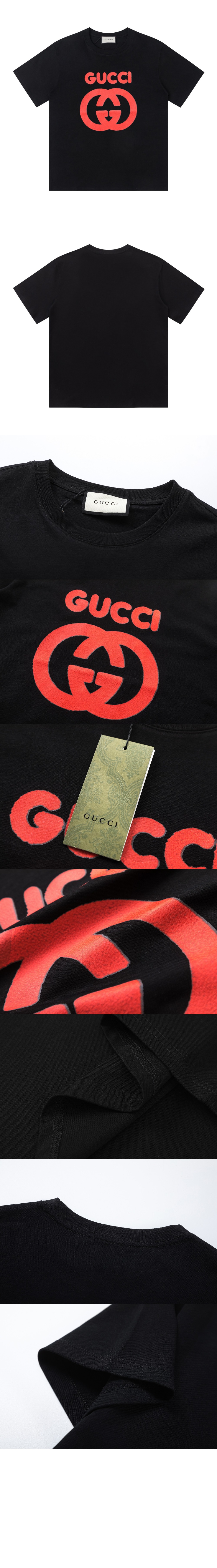 미러급레플리카사이트 | 명품레플리카 전문 쇼핑몰  | 퍼스트원 - 로고 프린트 반팔 > 구찌