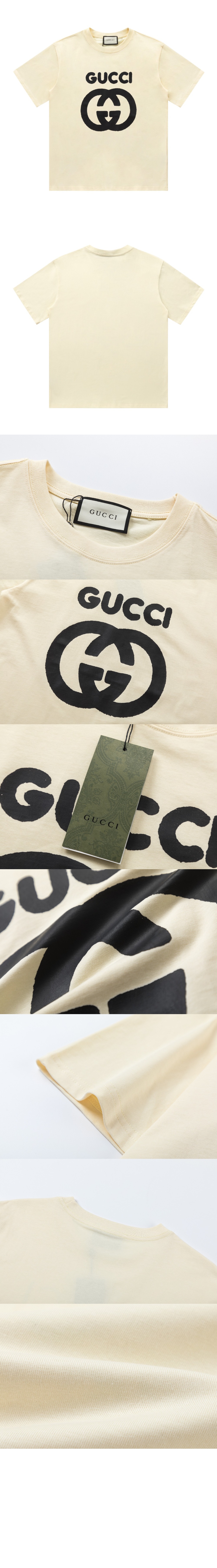 미러급레플리카사이트 | 명품레플리카 전문 쇼핑몰  | 퍼스트원 - 로고 프린트 반팔 > 구찌