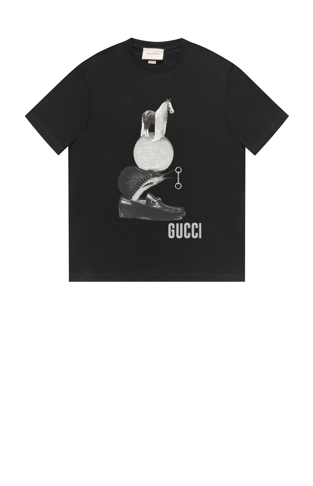 미러급레플리카사이트 | 명품레플리카 전문 쇼핑몰  | 퍼스트원 - 로고 프린트 반팔 > 구찌