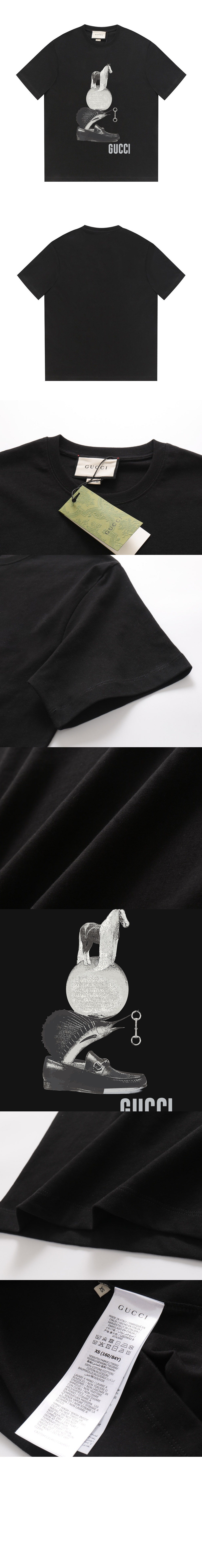 미러급레플리카사이트 | 명품레플리카 전문 쇼핑몰  | 퍼스트원 - 로고 프린트 반팔 > 구찌