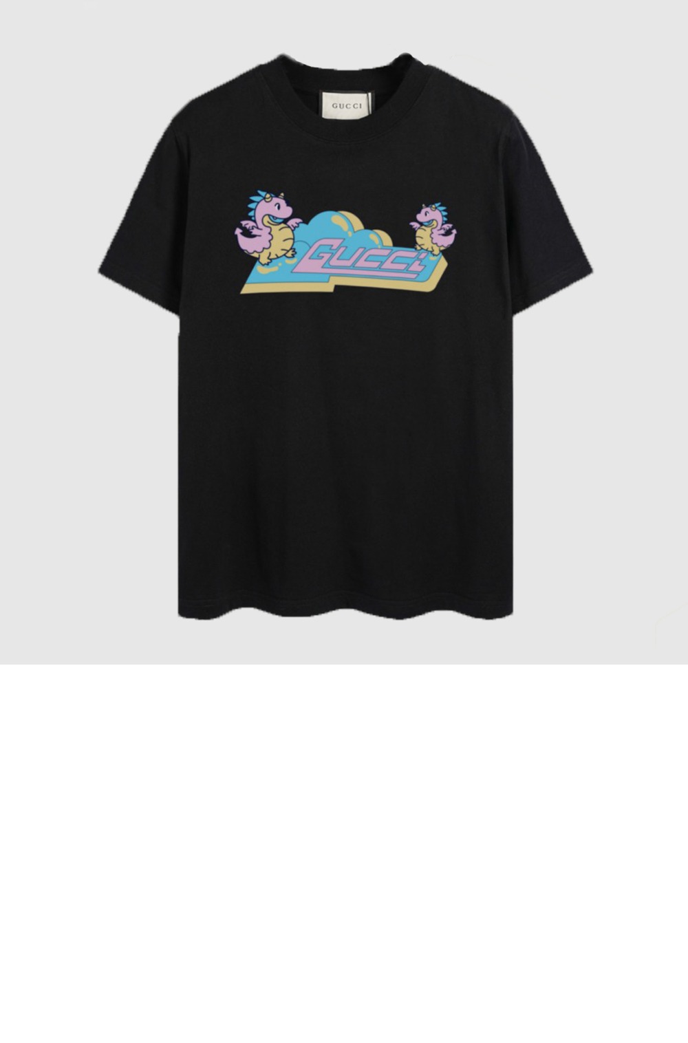 미러급레플리카사이트 | 명품레플리카 전문 쇼핑몰  | 퍼스트원 - 로고 프린트 반팔 > 구찌