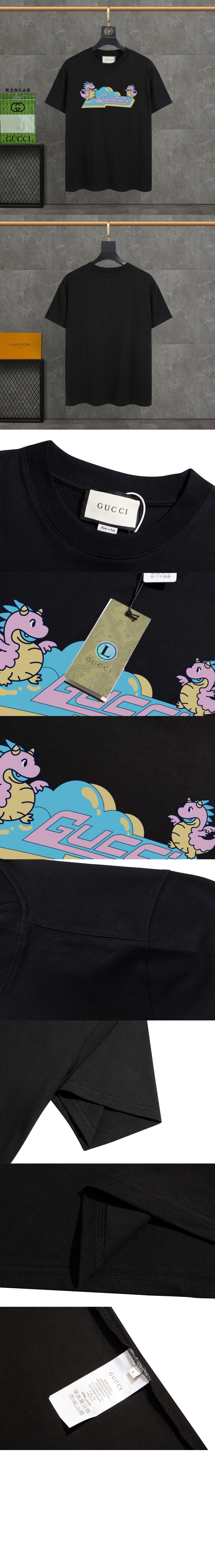 미러급레플리카사이트 | 명품레플리카 전문 쇼핑몰  | 퍼스트원 - 로고 프린트 반팔 > 구찌