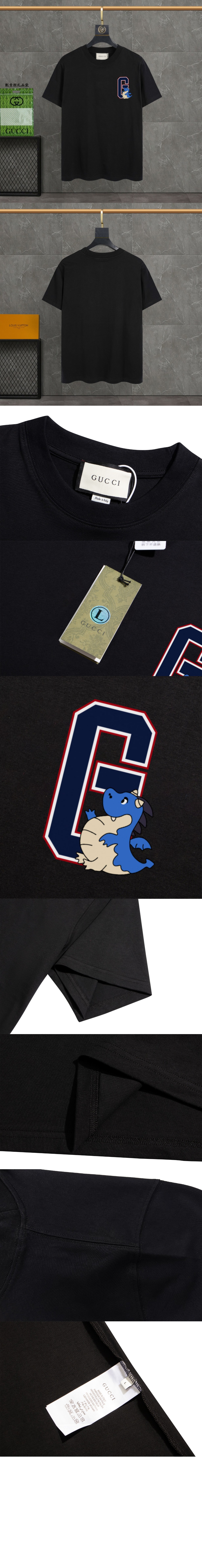 미러급레플리카사이트 | 명품레플리카 전문 쇼핑몰  | 퍼스트원 - 로고 프린트 반팔 > 구찌