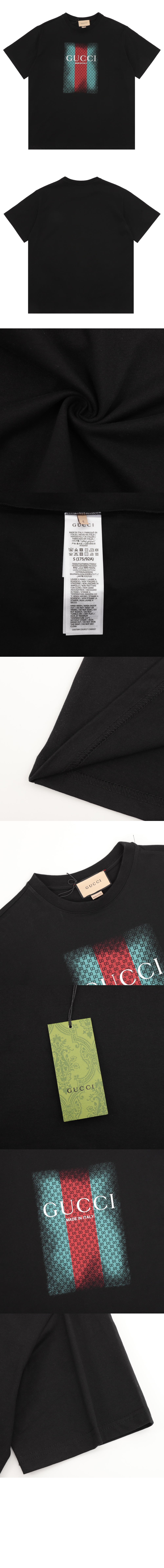 미러급레플리카사이트 | 명품레플리카 전문 쇼핑몰  | 퍼스트원 - 로고 프린트 반팔 > 구찌