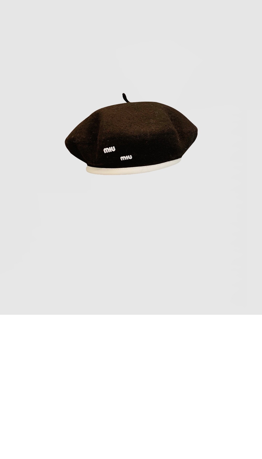 미러급레플리카사이트 | 명품레플리카 전문 쇼핑몰  | 퍼스트원 - 베레모 5HC964 > 미우미우