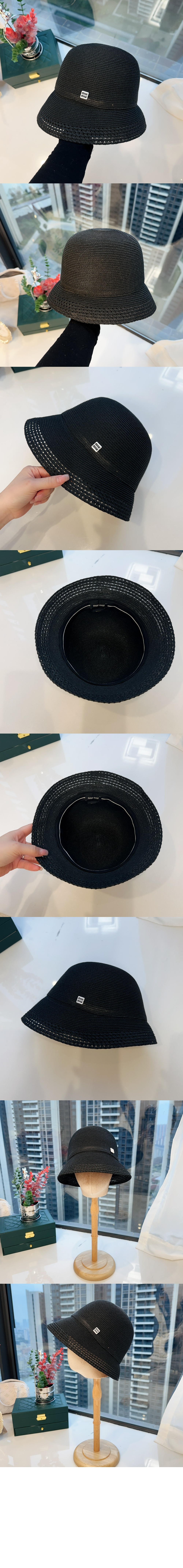 미러급레플리카사이트 | 명품레플리카 전문 쇼핑몰  | 퍼스트원 - 핀턱 언밸런스 버킷햇 5HC543 > 미우미우