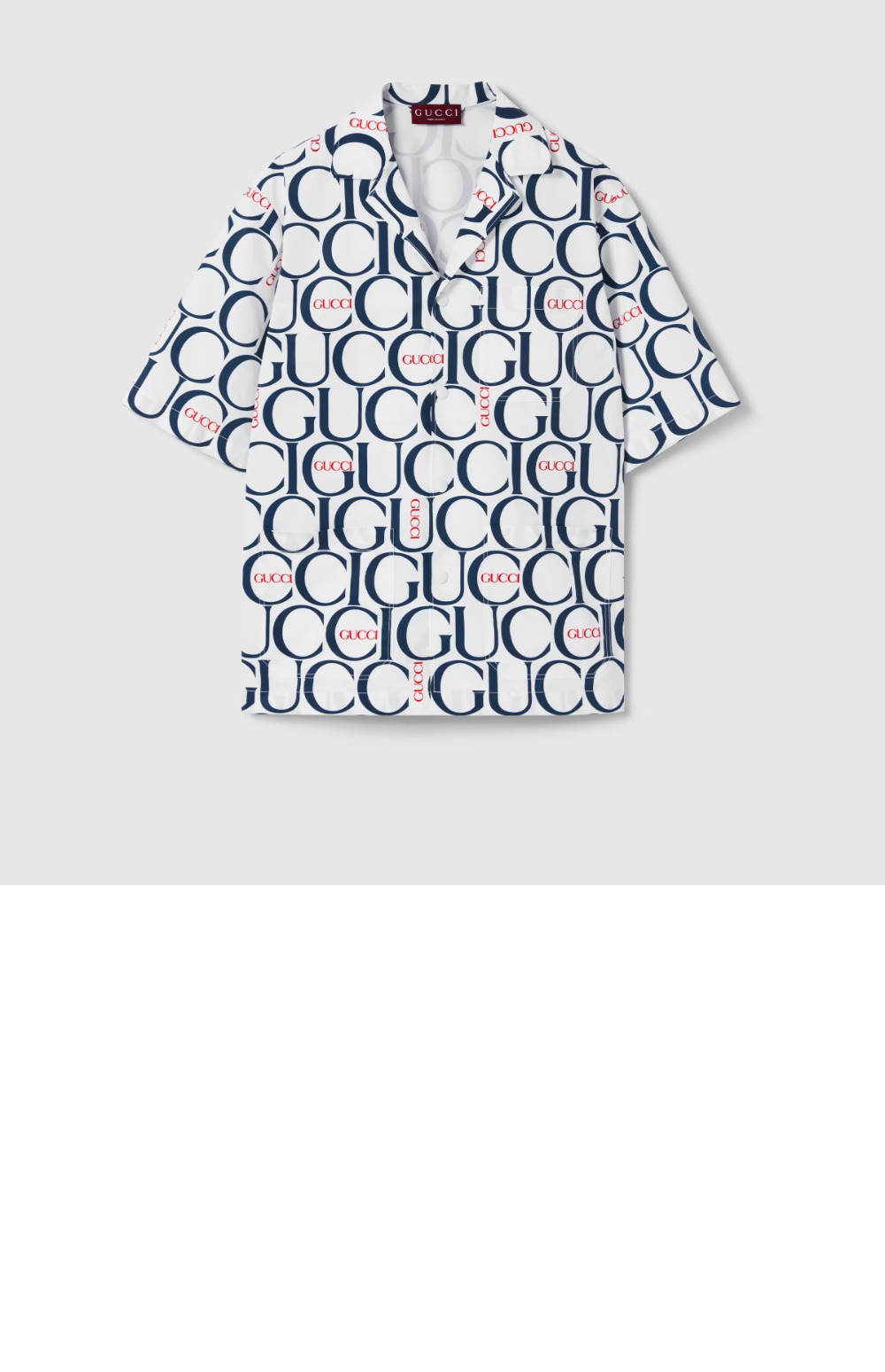 미러급레플리카사이트 | 명품레플리카 전문 쇼핑몰  | 퍼스트원 - 로고 프린트 셔츠 톱 > 구찌