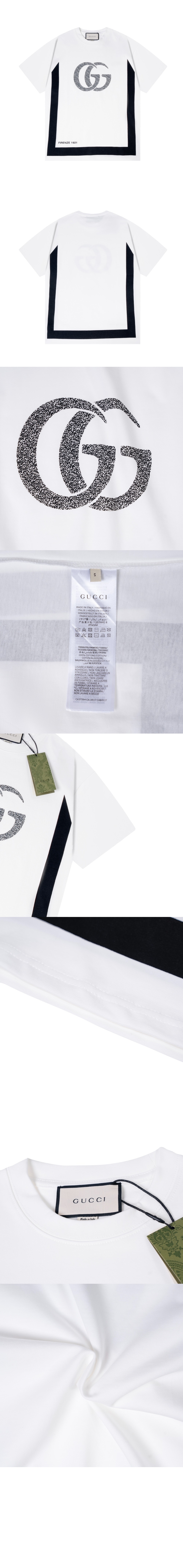 미러급레플리카사이트 | 명품레플리카 전문 쇼핑몰  | 퍼스트원 - 로고 프린트 반팔 > 구찌